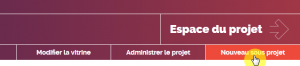 Bouton nouveau sous-projet